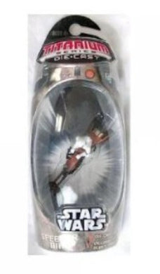 Star Wars Titanium Speeder Bike & Biker Scout Trooper