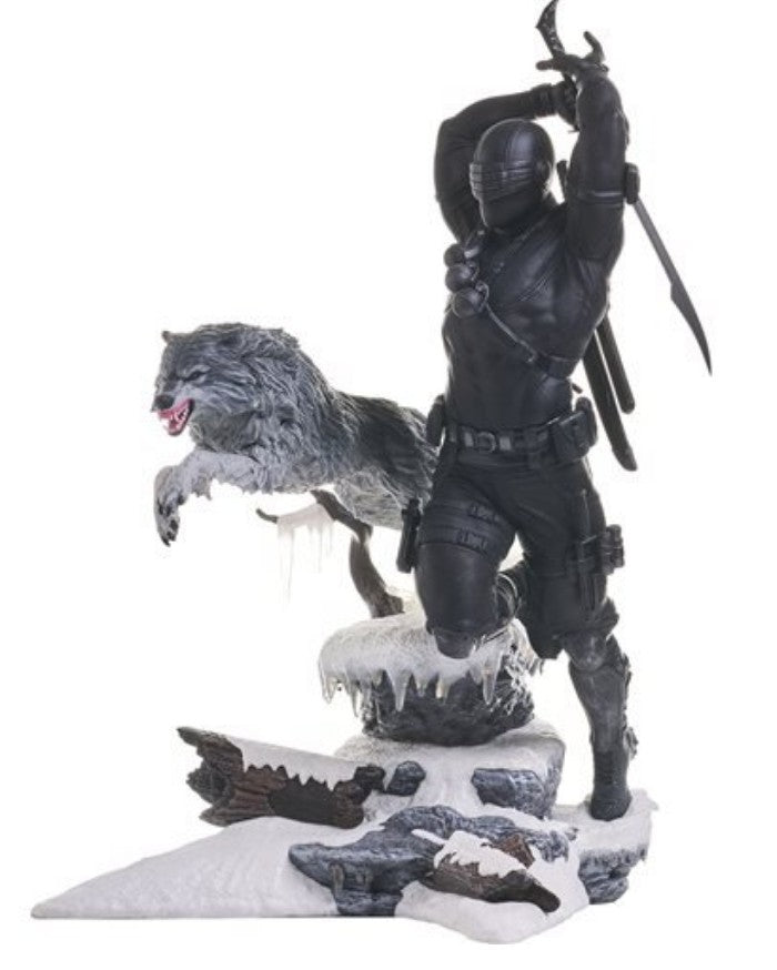 DIAMOND SELECT TOYS DCD 40TH GI Joe Gallery Snake Eyes Variant PX PVC Statue