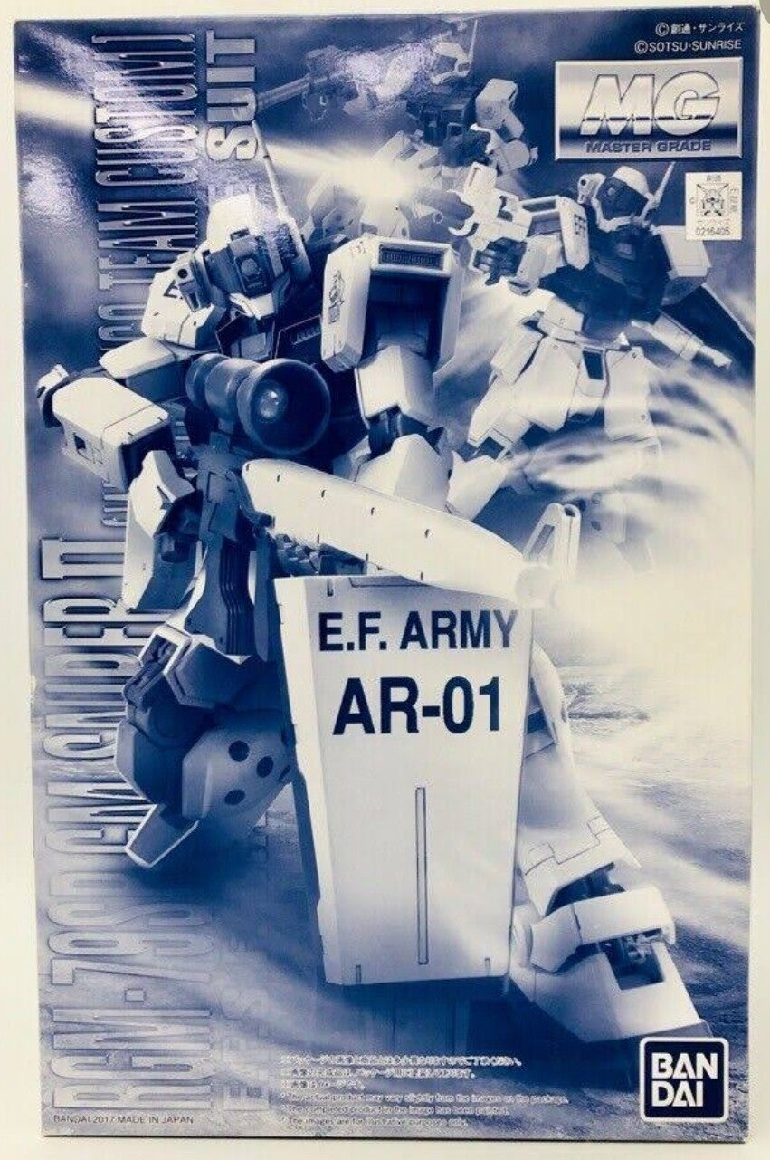 Bandai Gundam P-BANDAI RGM-79SP GM Sniper II White Dingo Ver. MG 1/100 Model Kit