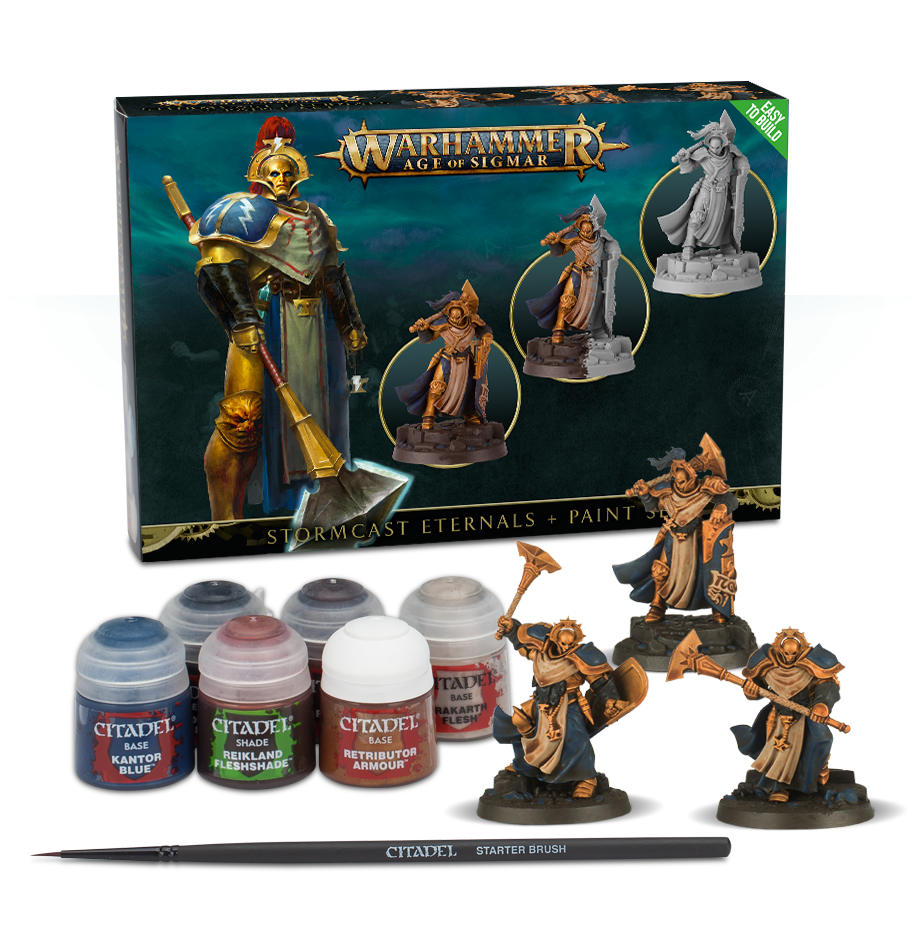 CITADEL STORMCAST CAST PAINT SET+ - Linebreakers