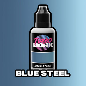 Blue Steel Metallic Acrylic Paint 20ml Bottle - Linebreakers