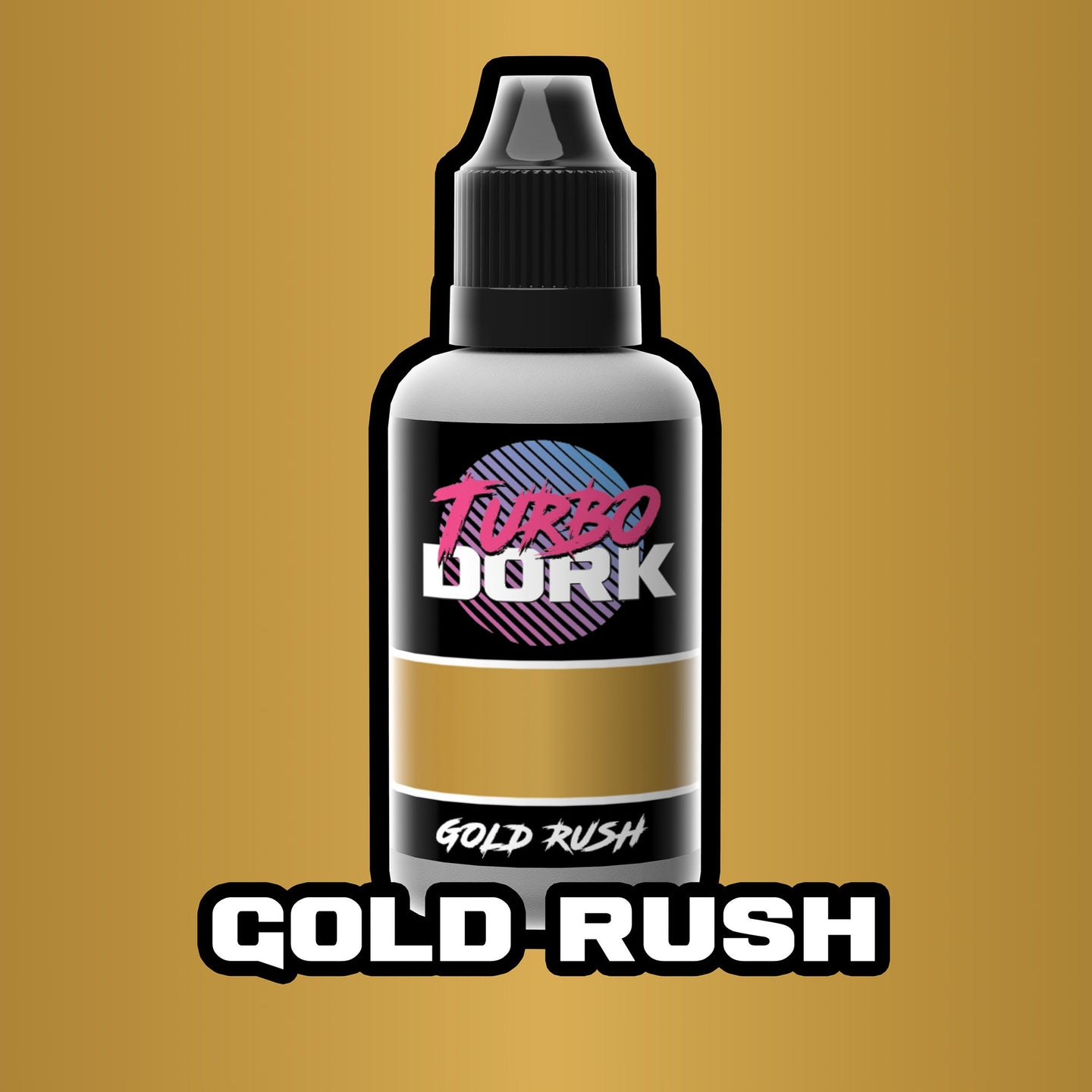 Gold Rush Metallic Acrylic Paint 20ml Bottle - Linebreakers