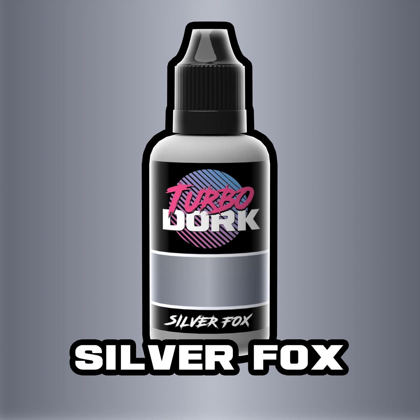 Silver Fox Metallic Acrylic Paint 20ml Bottle - Linebreakers