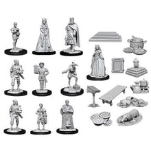 Load image into Gallery viewer, Wizkids Deep Cuts Unpainted Miniatures: W12 Castle - Royal Court - Linebreakers