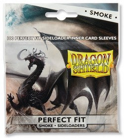 DRAGON SHIELDS - PERFECT FIT SIDE LOAD 100CT PACK: SMOKE - Linebreakers