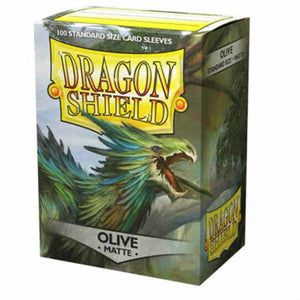 Dragon Shield: Matte Olive Card Sleeves