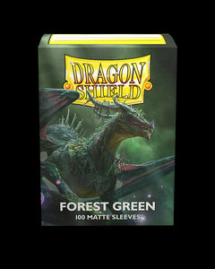 Forest Green - Matte Sleeves - Standard Size
