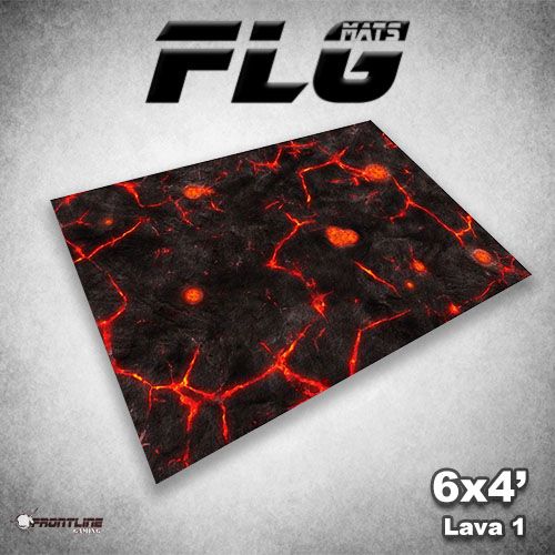 FLG Mats: Lava 1 6x4' - Linebreakers