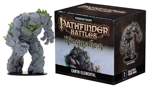 PATHFINDER BATTLES: Kingmaker Premium figure Earth Elemental - Linebreakers