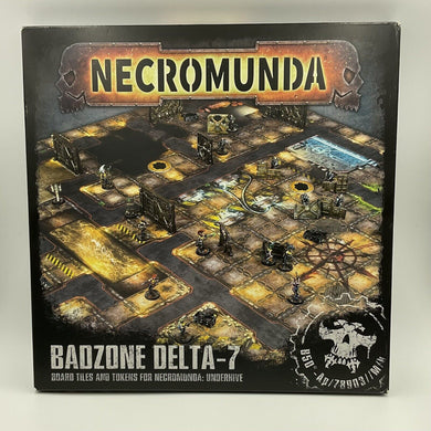 Necromunda Terrain Badzone Delta-7 Tiles And Tokens Set