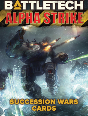 Alpha Strike Game Aids Succession Wars Cards