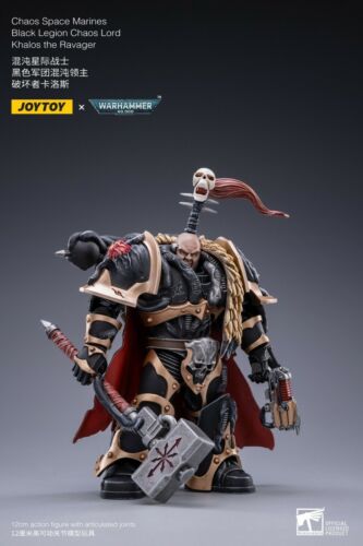 Joy Toy Warhammer 40K Black Legion Chaos Lord 1/18 Scale Figure