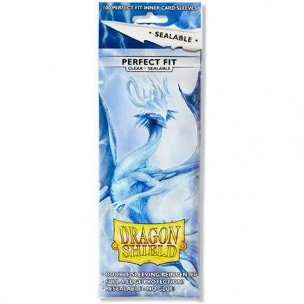DRAGON SHIELDS - PERFECT FIT SEALABLE 100CT PACK - CLEAR - Linebreakers