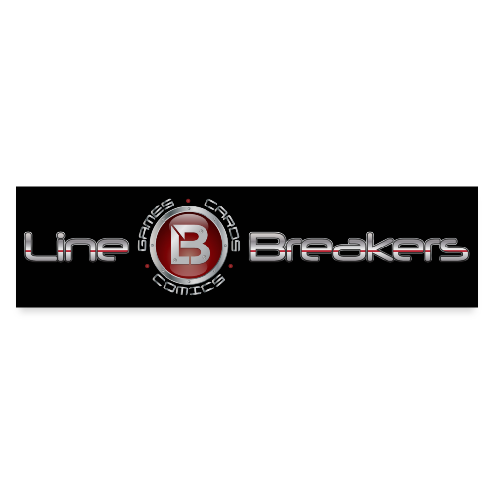 Bumper Sticker: Linebreakers - white matte