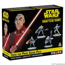 Load image into Gallery viewer, STAR WARS: SHATTERPOINT - TWICE THE PRIDE: COUNT DOOKU SQUAD PACK