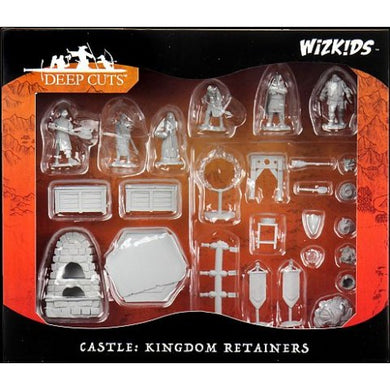 Wizkids Deep Cuts Unpainted Miniatures: W12 Castle - Kingdom Retainers - Linebreakers